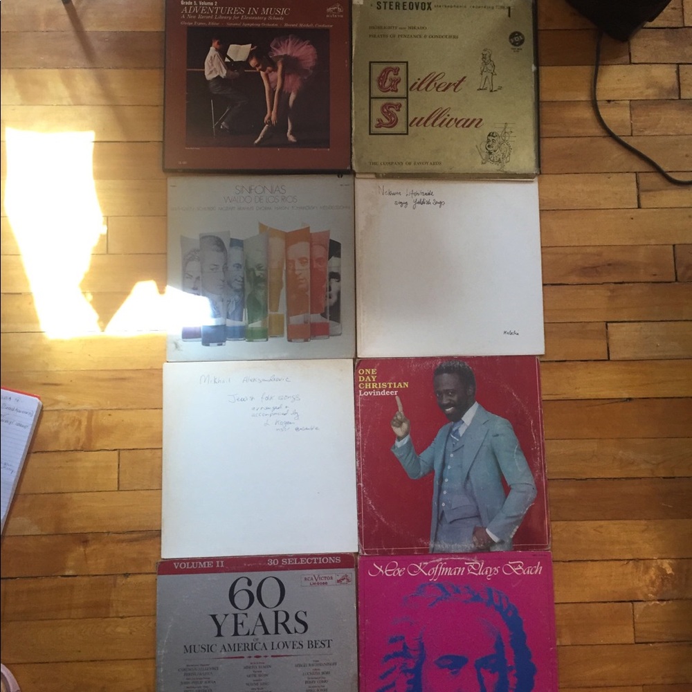 Assorted vinyl records
